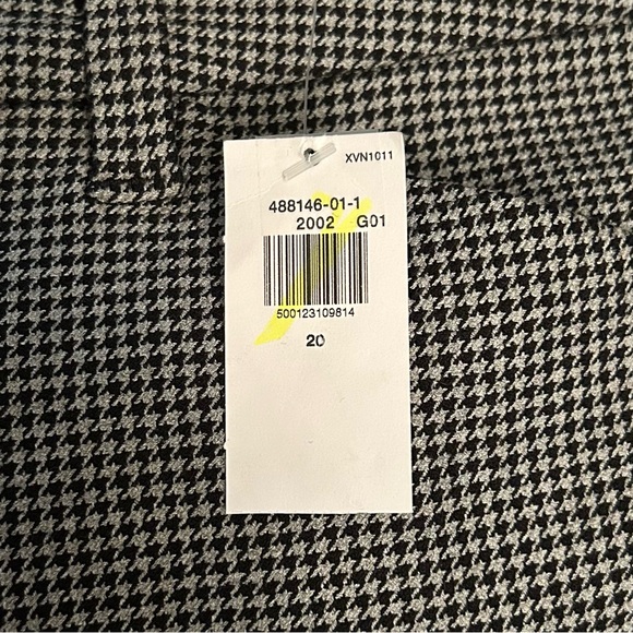 Old Navy Pixie Skinny Extra High Rise Houndstooth Black White Plus Size 22 - Picture 6 of 8